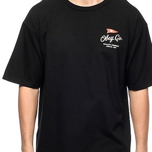 Obey Nautical Black T-Shirt